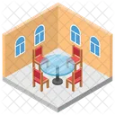 Restaurant Hotel Table Dining Table Icon