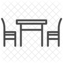 Dining Table Table Chair Table Icon