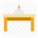 Dining Table Furniture Eatery Icon