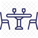 Dining Table Furniture Restaurant Table Icon