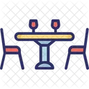 Dining Table Furniture Restaurant Table Icon