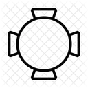 Table Top Round Table Icon