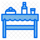 Table Furniture Interior Icon