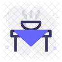 Dining Table Soup Hot Icon
