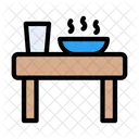 Dining Table Restaurant Table Breakfast Icon