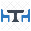 Dining Table Chair Icon