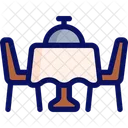Dining Table Dinner Restaurant Icon