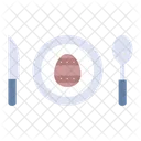 Egg Meal Easter Icon