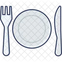 Dinner Dish Manners Icon