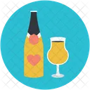 Dinner Date Champagne Icon