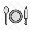 Dinner Lunch Plate Icon