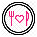 Food Love Fork Icon