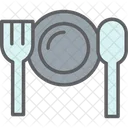 Dinner Dish Plate Restaurant Icon