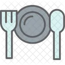 Dinner Dish Plate Restaurant Icon