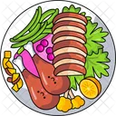 Dinner Food Meat Icon