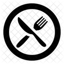 Kitchen Utensils Dinner Eating Icon