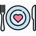 Dinner Food Celebration Icon