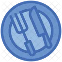 Dinner Fork Knife Icon