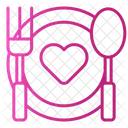 Dinner Love Valentine Icon