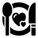 Dinner Plate Knife Icon
