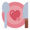 Dinner Plate Knife Icon