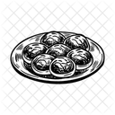 Dinner Rolls Food Dish Icon