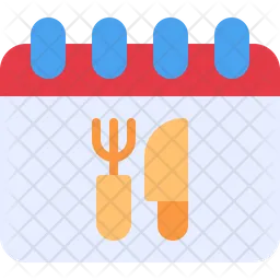 Dinner Schedule  Icon