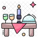Food Table Meal Table Restaurant Table Icon