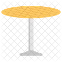 Dinner Table Dining Round Table Icon