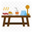 Dinner Table Table Date Icon