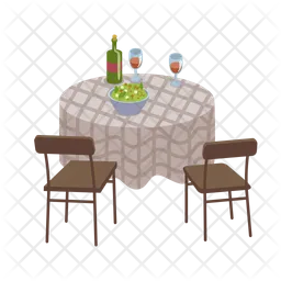 Dinner Table  Icon