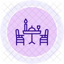 Dinner table setting  Icon