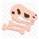 Dinosaur Bones Head Icon