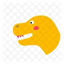 Dinosaur Face  Icon
