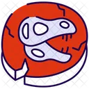 Dinosaur fossils  Icon