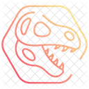 Dinosaur Fossils Skeleton Dinosaur Remains Icon