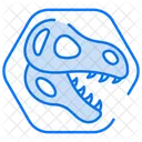 Dinosaur Fossils Skeleton Dinosaur Remains Icon