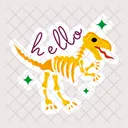 Dinosaur Skeleton  Icon