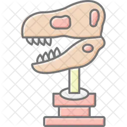 Dinosaur skull  Icon