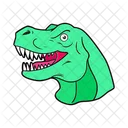 Dinosaurier Aufkleber Symbol