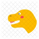 Dinosauriergesicht  Symbol