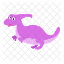 Dinosaurio Dinosaurio De Dibujos Animados Dinosaurio Lindo Icono