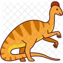 Dinosaurus Corythosaurus Icono