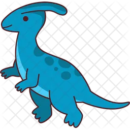 Dinosaurus Parasaurolophus  Icon