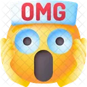 Dios Mio Cara De Sorpresa Icono