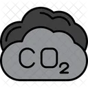 Dioxido De Carbono Nuvem Meio Ambiente Ícone