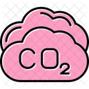 Dioxido De Carbono Nuvem Meio Ambiente Ícone