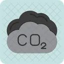 Dioxido De Carbono Nuvem Meio Ambiente Ícone