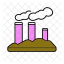 Dioxido De Carbono Gases De Escape Contaminacion Ambiental Icono