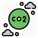 Dióxido de carbono  Icono